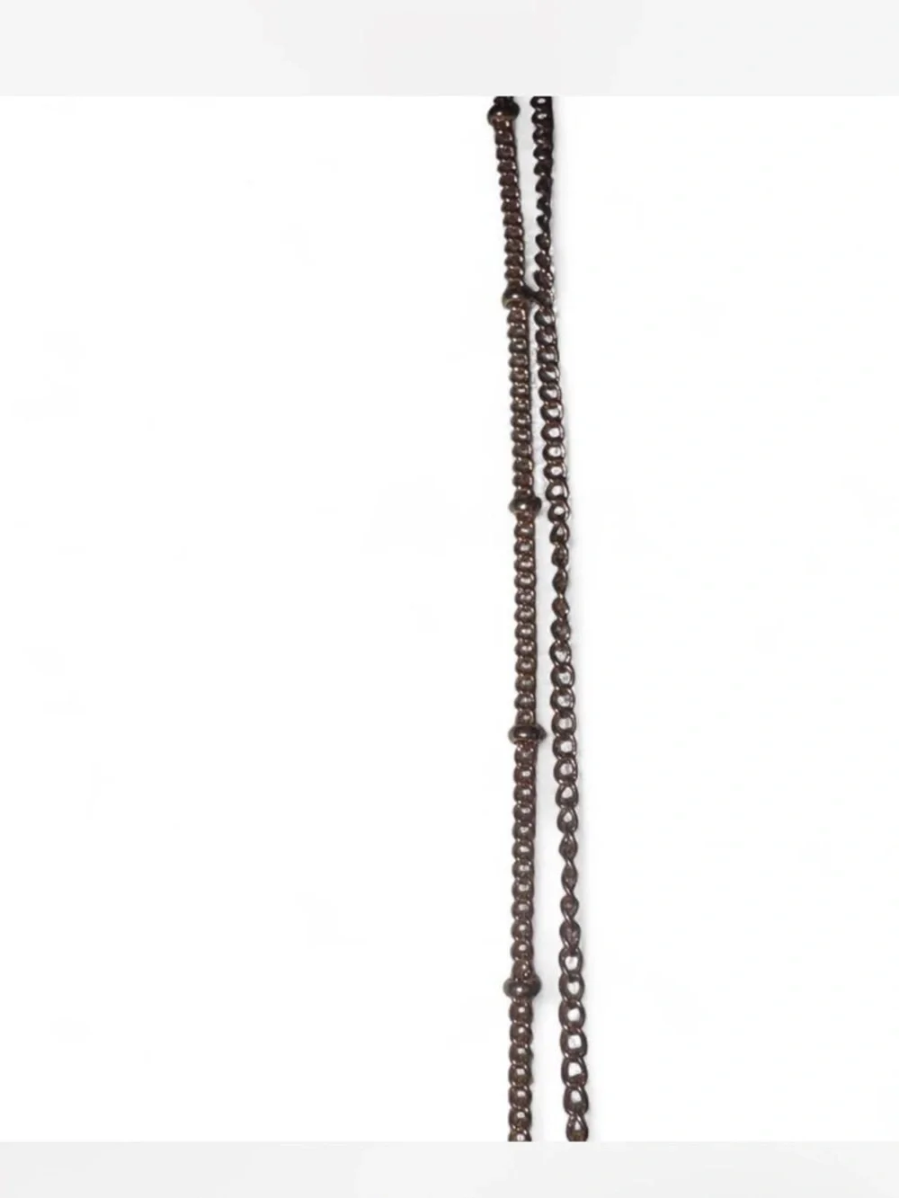 Gold-Tone Layered Necklace with Red & Yellow Tassel Pendant
